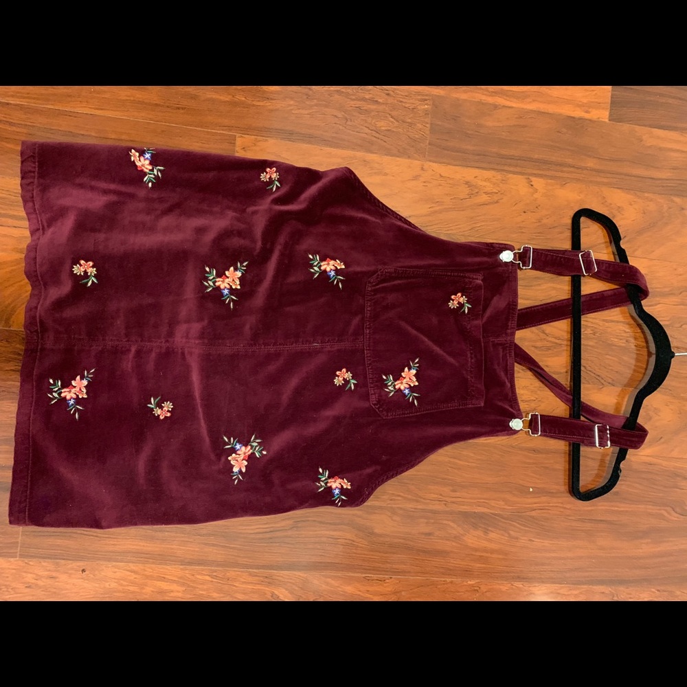 Topshop Pinafora Mini Dress
